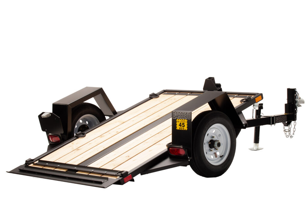 tilt-bed utility trailer